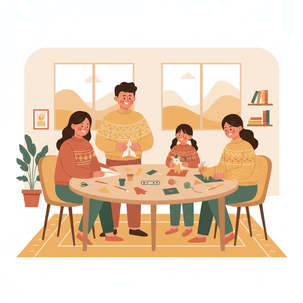 가족과 함께하는 행복한 공예 시간: 추억도 만들고 정서도 풍부하게!