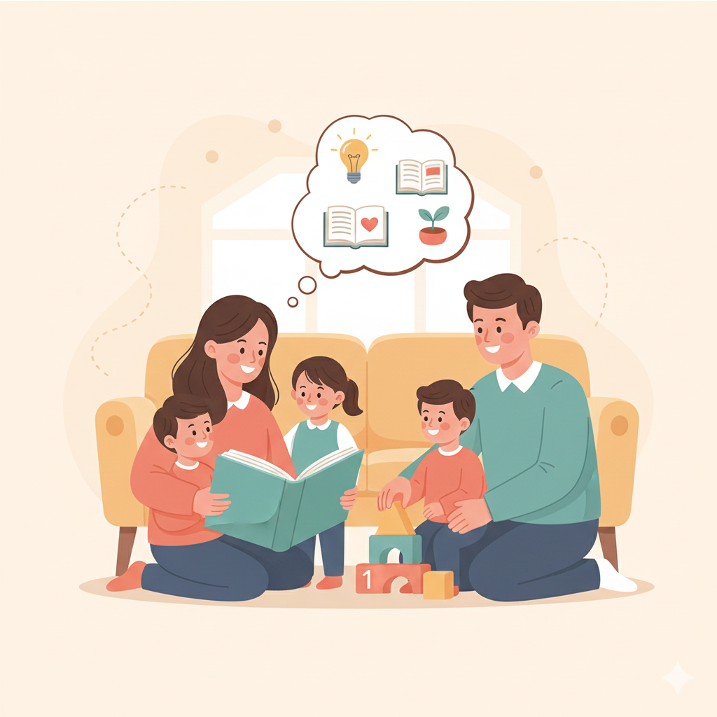 우리 아이 첫 선생님은 바로 '가족'! 행복한 유아 교육의 시작