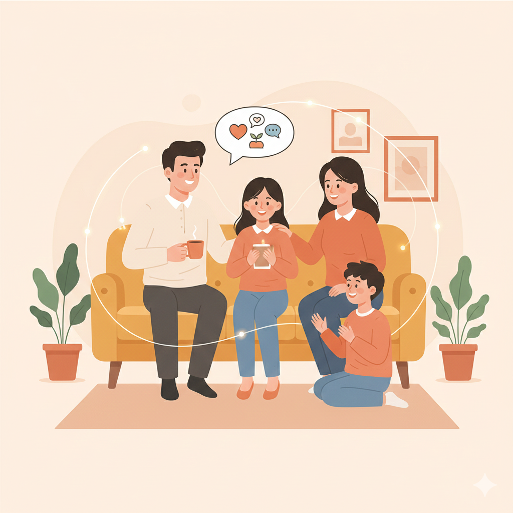 우리 가족, 진심으로 통하는 비결: 따뜻한 소통으로 행복 키우기